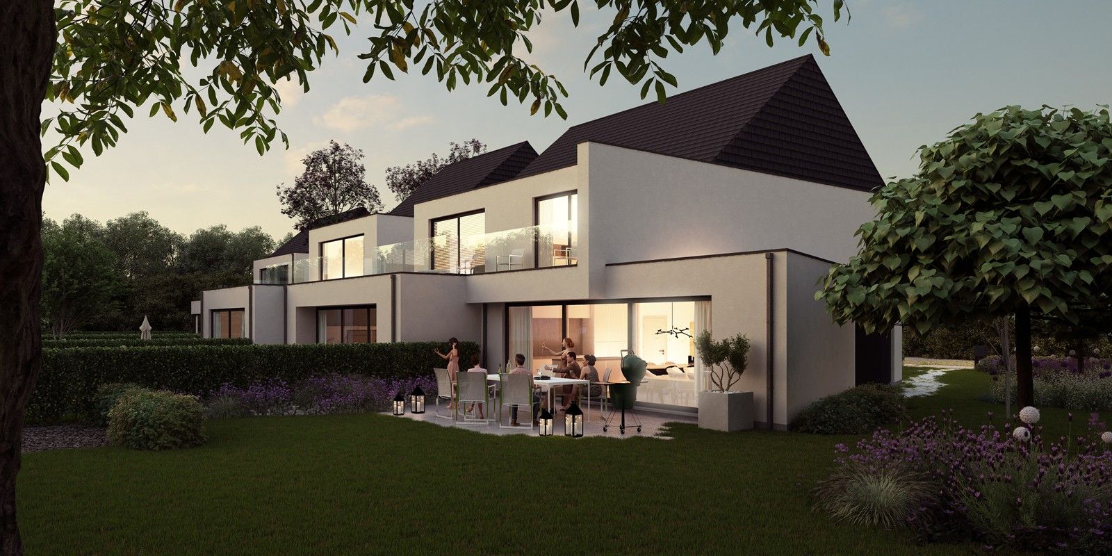 Ruime bijna energie neutrale nieuwbouw  met drie ruime slaapkamers en grote tuin foto 7