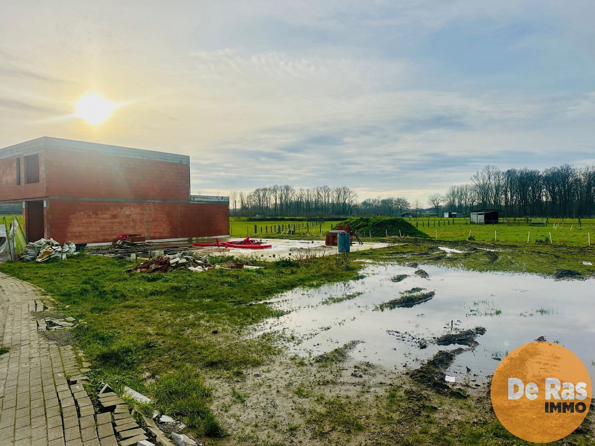 LEDE - Landelijk gelegen bouwgrond, gesloten bebouwing/Lot 2 foto 3