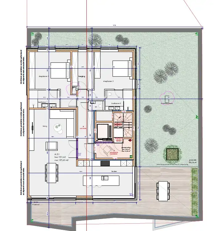 Nieuwbouw Penthouse  – Stijlvol en ruim wonen (151 m²) met 2 slaapkamers & 2 terrassen foto 5