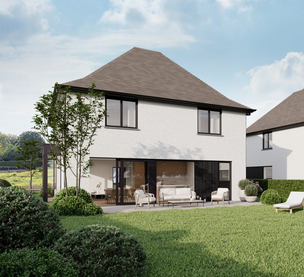 Luxe nieuwbouwwoning te koop in Lievegem. foto 2