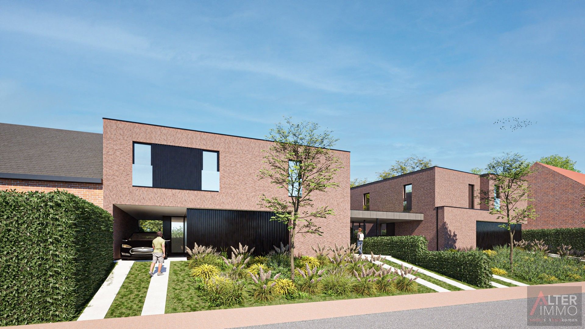 Tijdloze nieuwbouwwoning  (E-peil <10) met carport! foto {{pictureIndex}}