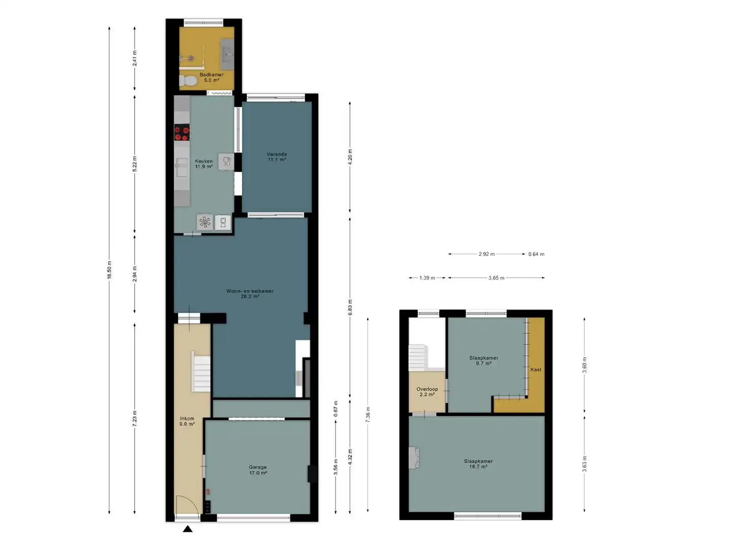 Op te frissen woning te koop aan het station van Melle foto 17