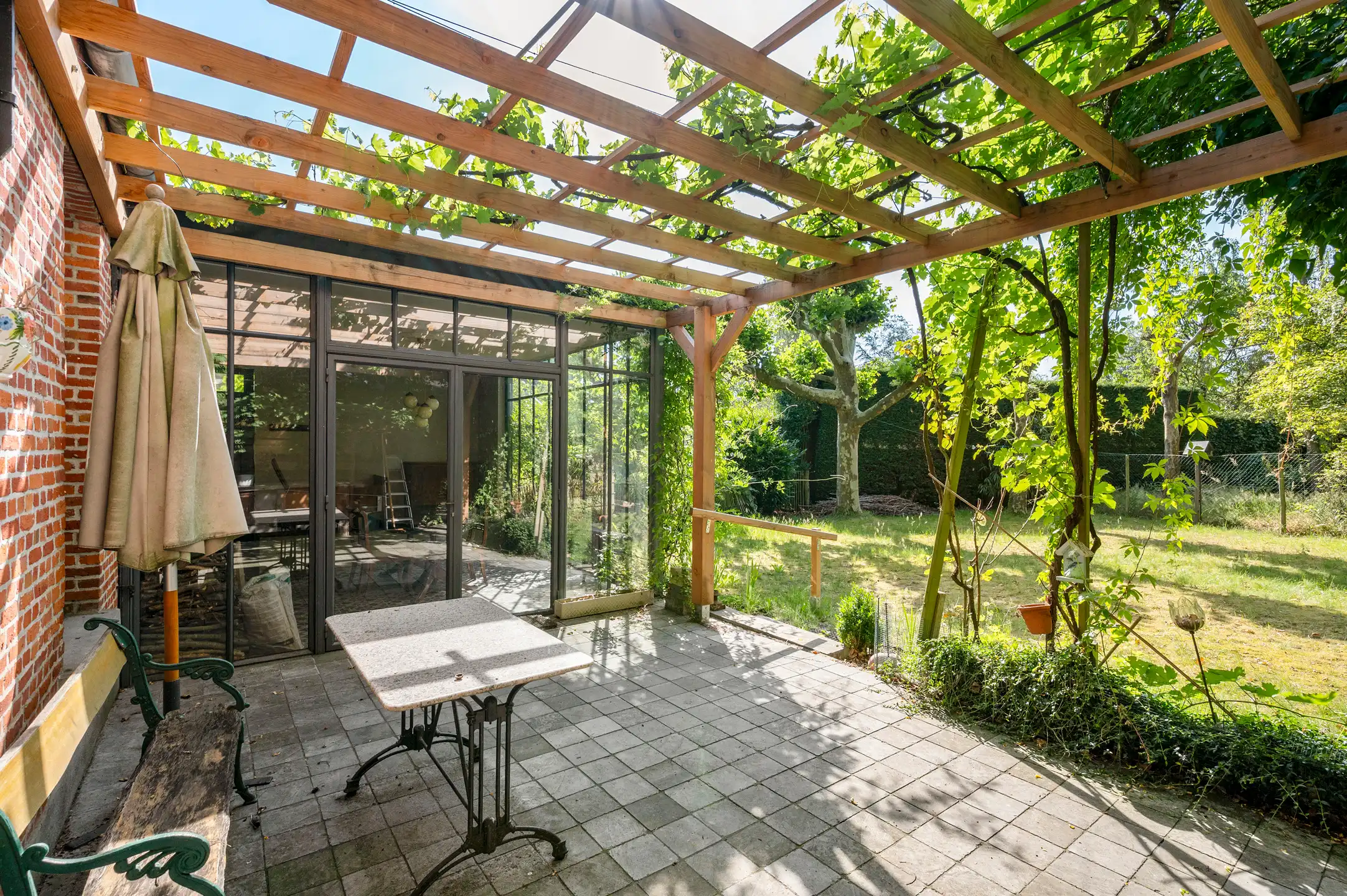 Karaktervolle woning op een toplocatie met diepe tuin en garage in een doodlopende straat nabij het centrum van Heide foto 23