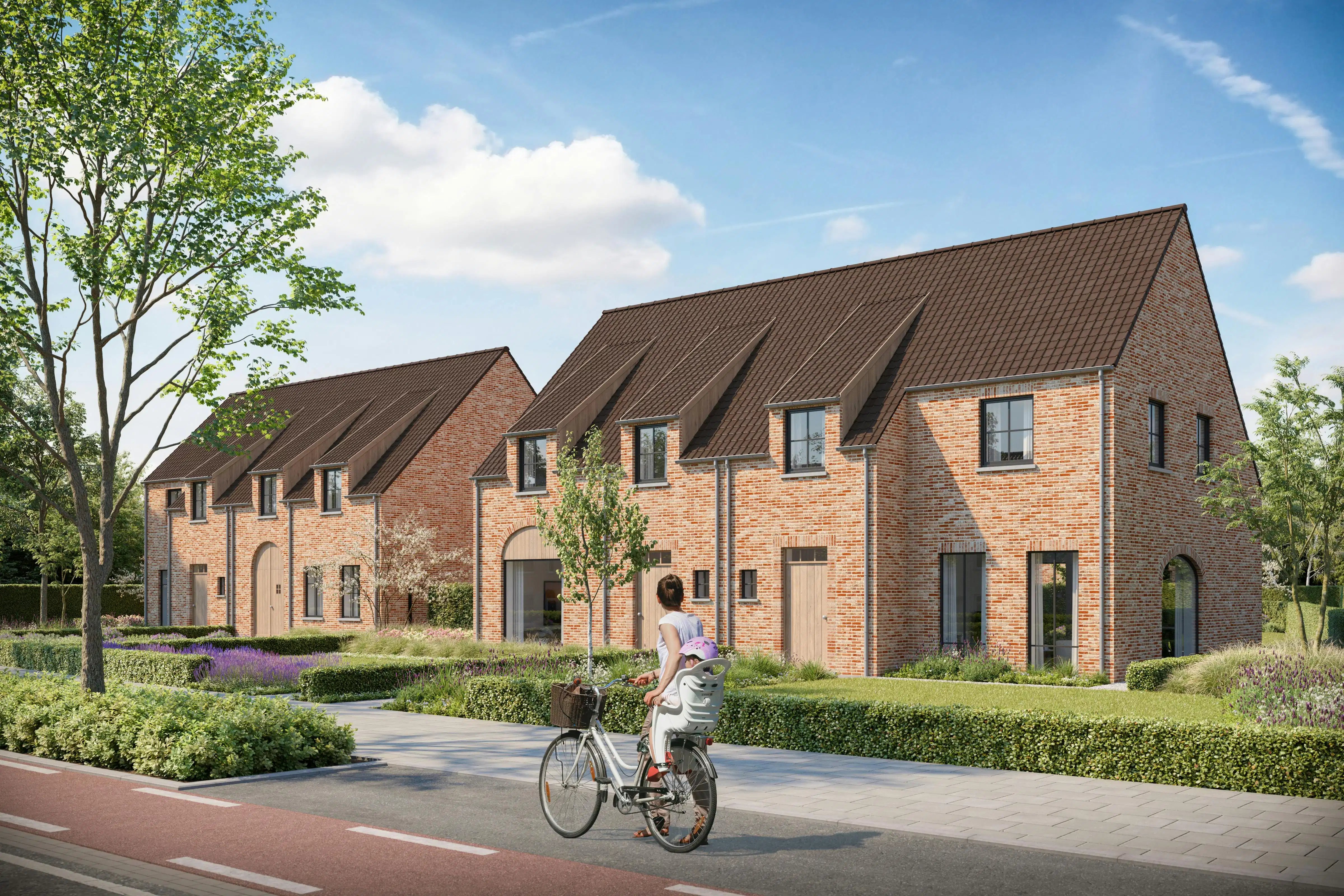 Nieuwbouw (6%) te koop in Elverdinge met 3 kamers en dubbele garage foto {{pictureIndex}}