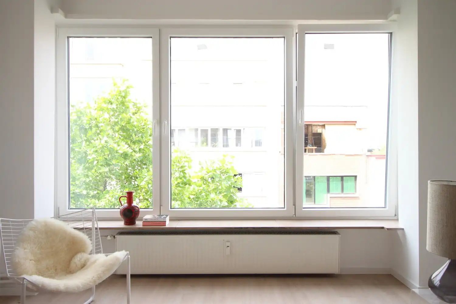 Licht en ruimte in het hart van Antwerpen – 1 slaapkamer appartement foto 4