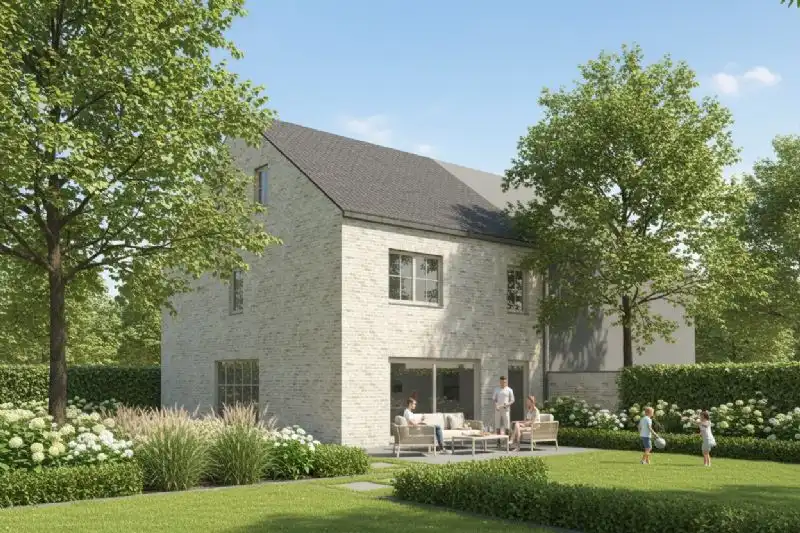 Nieuw te bouwen halfopen woning te Dentergem. foto 2