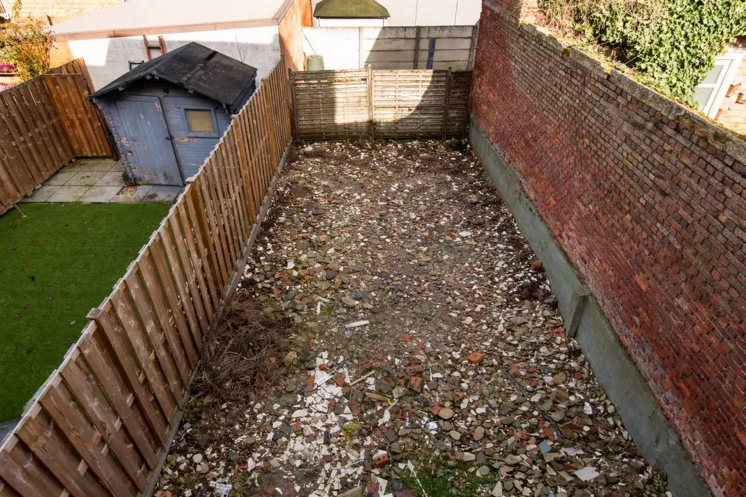 Kleinschalig gebouw met 2 appartementen en ruime garage met tuin in het centrum van Willebroek foto 16
