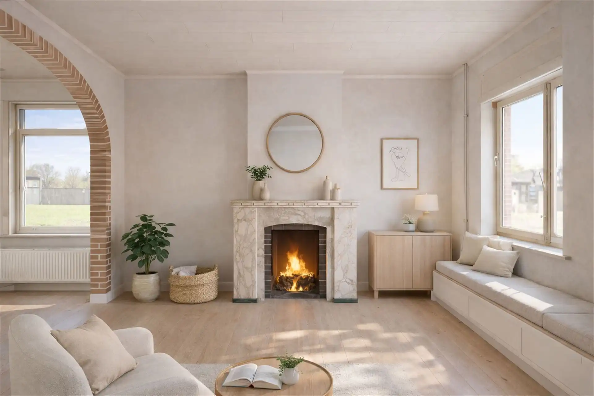 Te renoveren woning op een gegeerde locatie in Moortsele foto 5