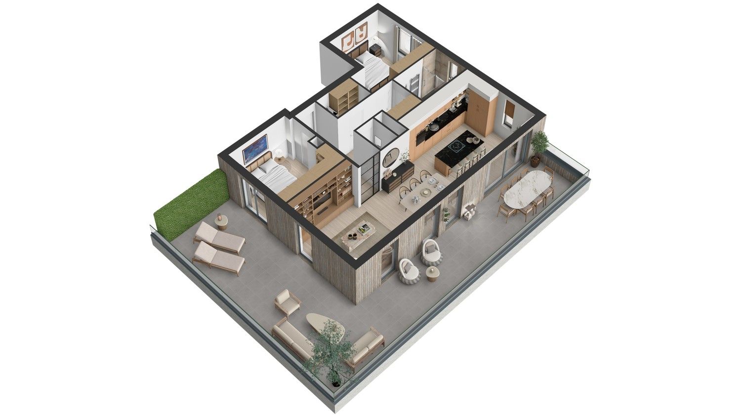 Residentie 'De Oester' : duurzaam, comfortabel en uitzonderlijk energiezuinig appartement te Hechtel foto 14