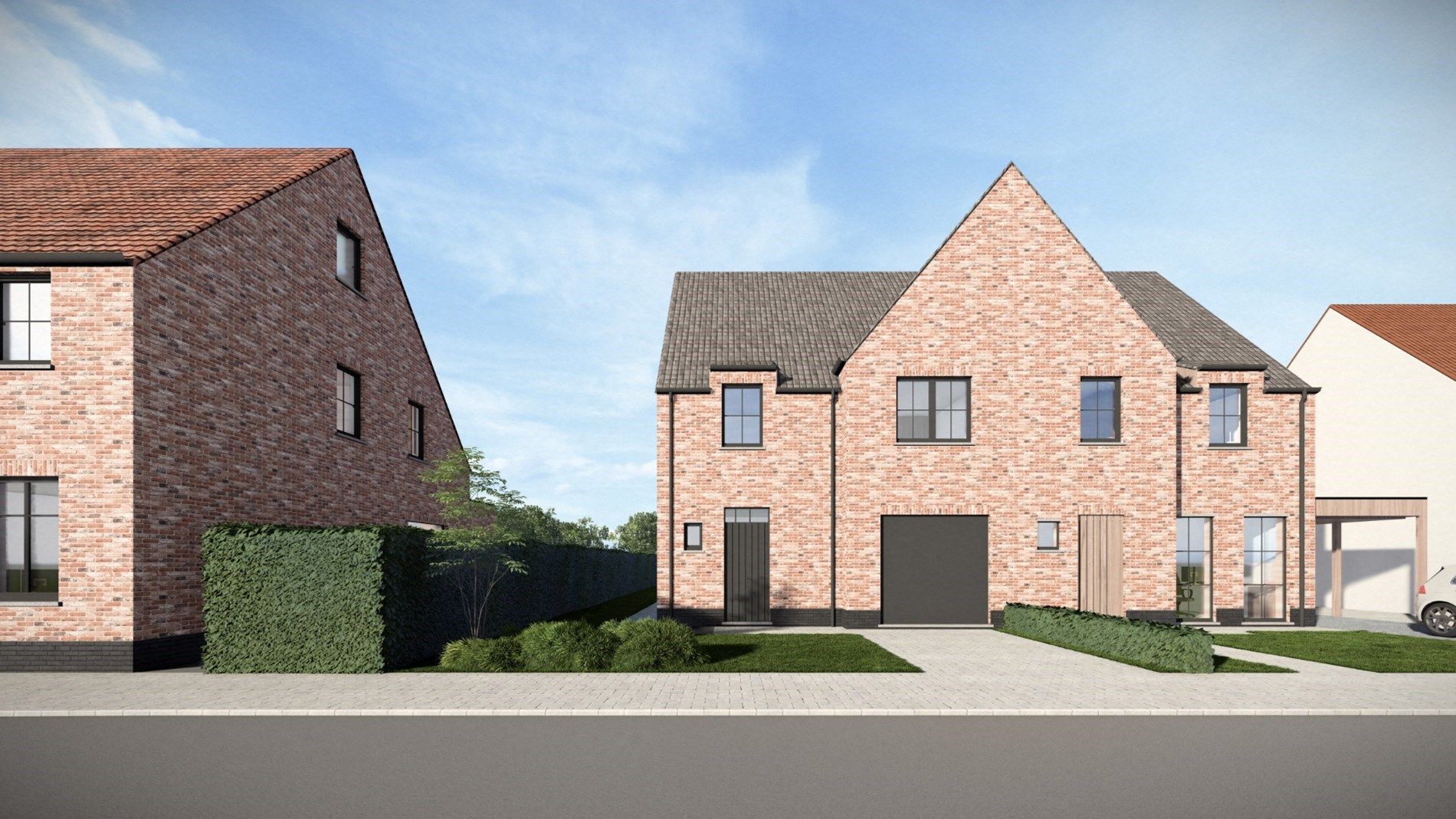 Nieuwbouwwoning met 4 slaapkamers en tuin te Koekelare  foto {{pictureIndex}}