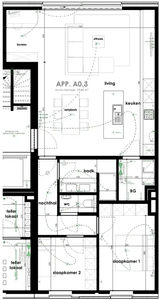 Gelijkvloers nieuwbouwappartement te Meulebeke. foto 6