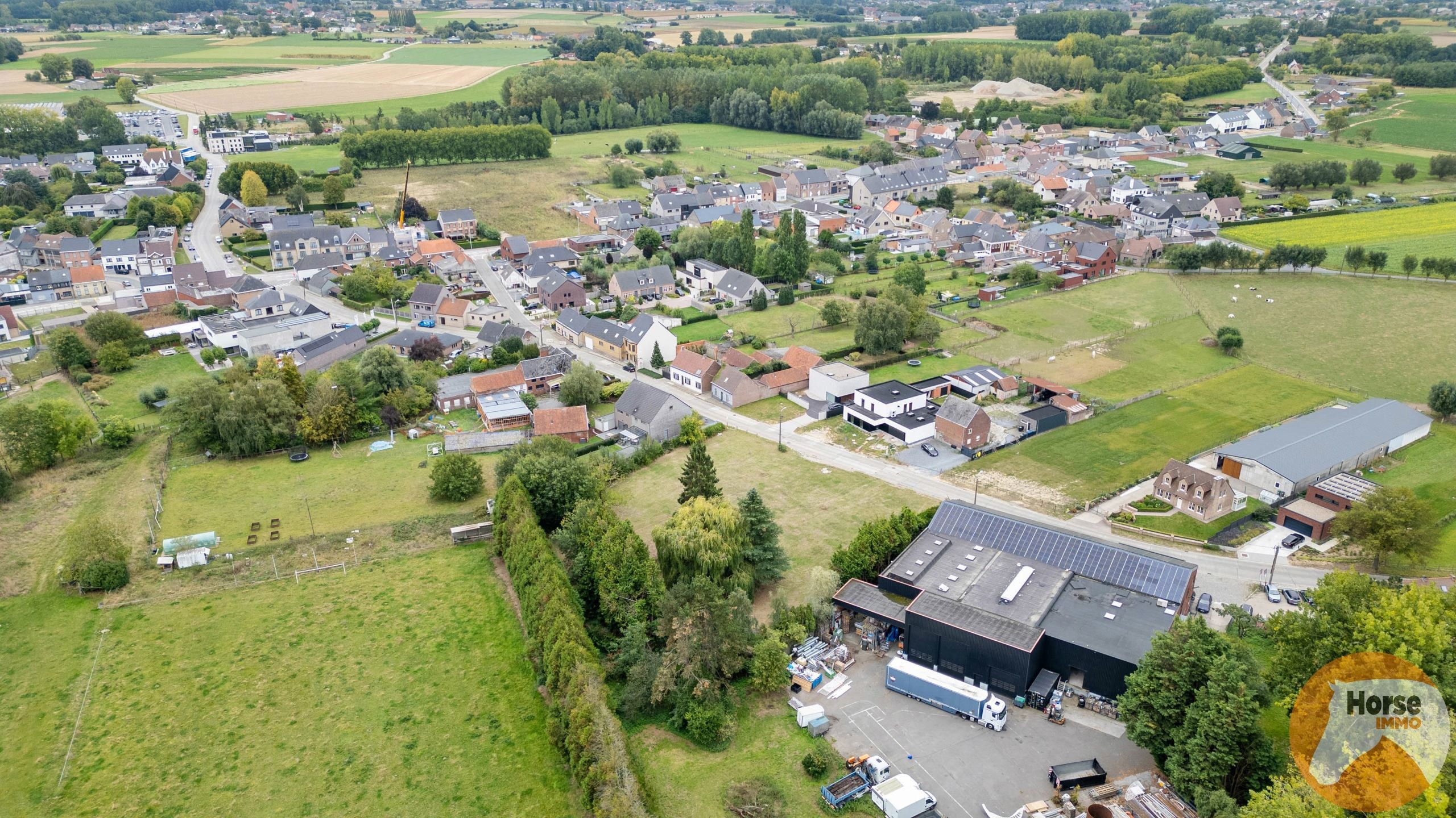 BAVEGEM- Bouwgrond (lot 1) voor halfopen bebouwing met weide foto 7