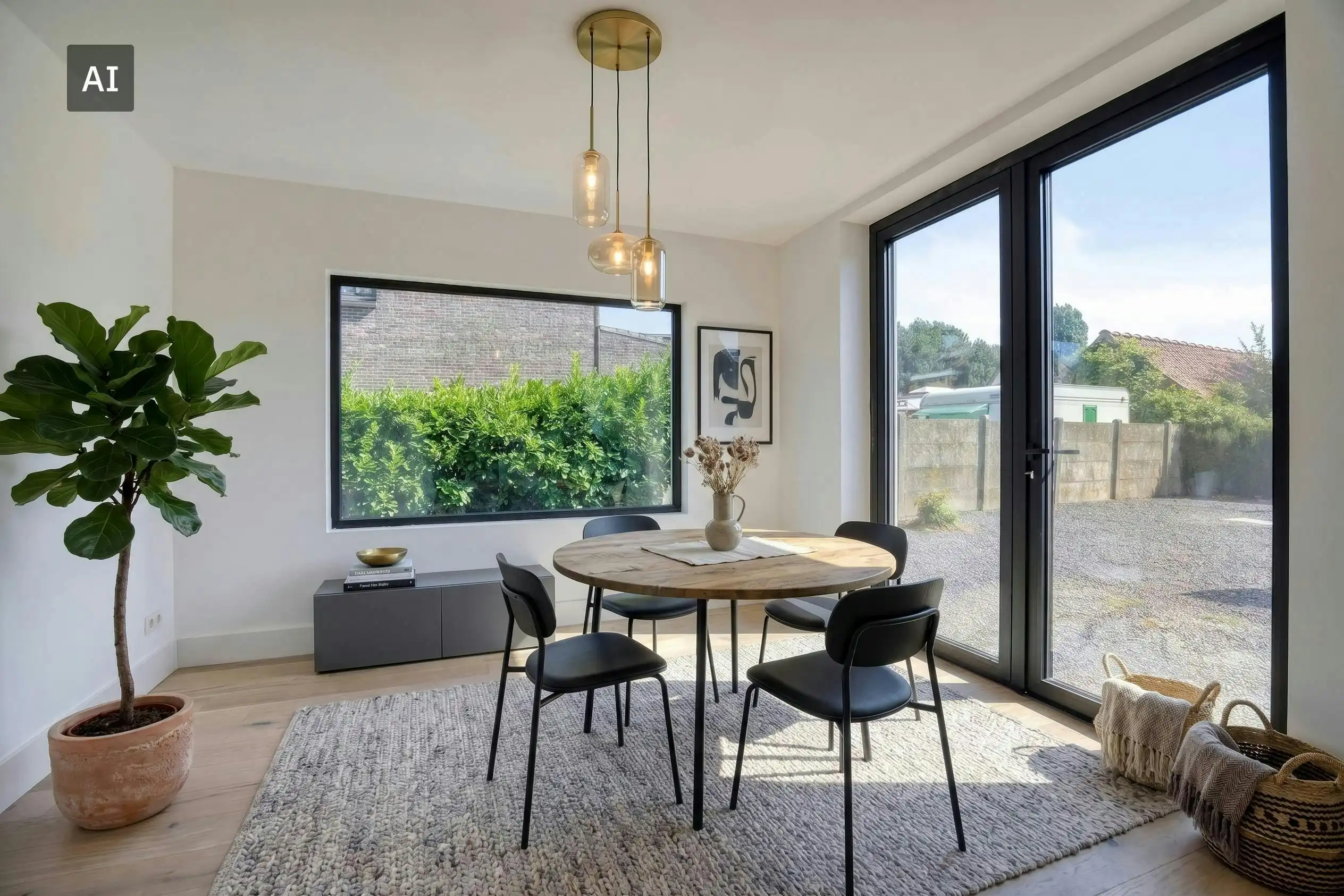 Volledig gerenoveerde halfopen woning in hartje Ertvelde foto 4