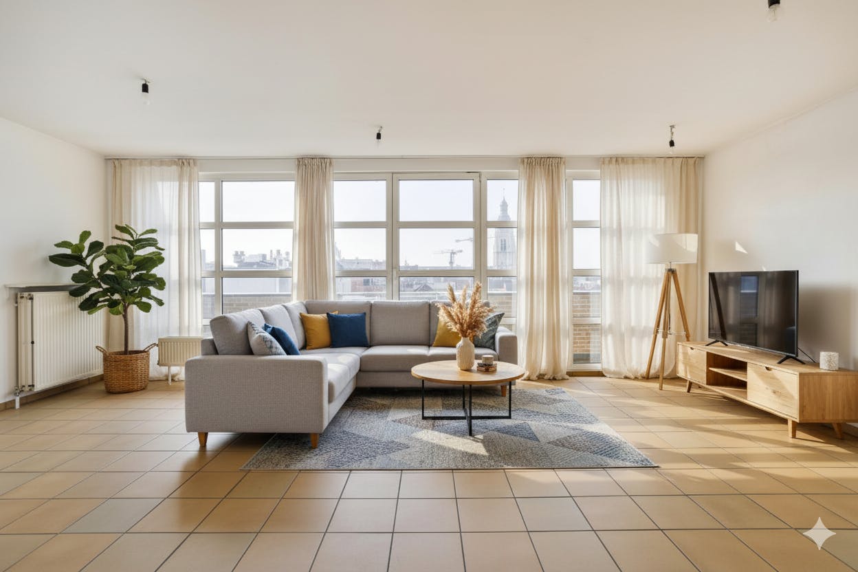 Instapklaar energiezuinig appartement met 3 slaapkamers in hartje Roeselare foto 4