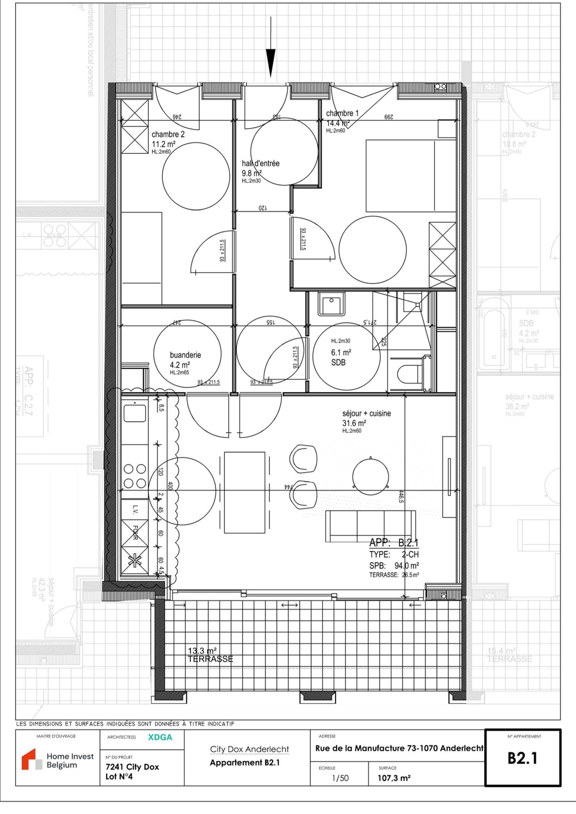 Nieuwbouw 2 slaapkamerappartement foto 21