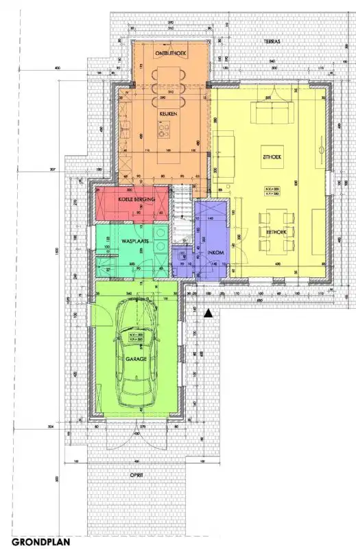 Nieuw te bouwen alleenstaande woning te Ingooigem. foto 3