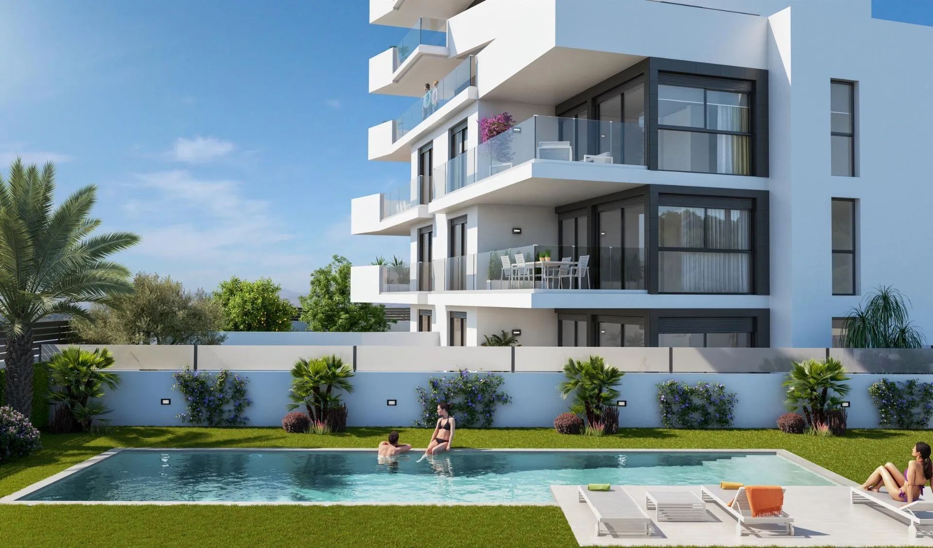 Ontdek het moderne leven in Guardamar del Segura! Appartementen met prachtig zicht! foto {{pictureIndex}}