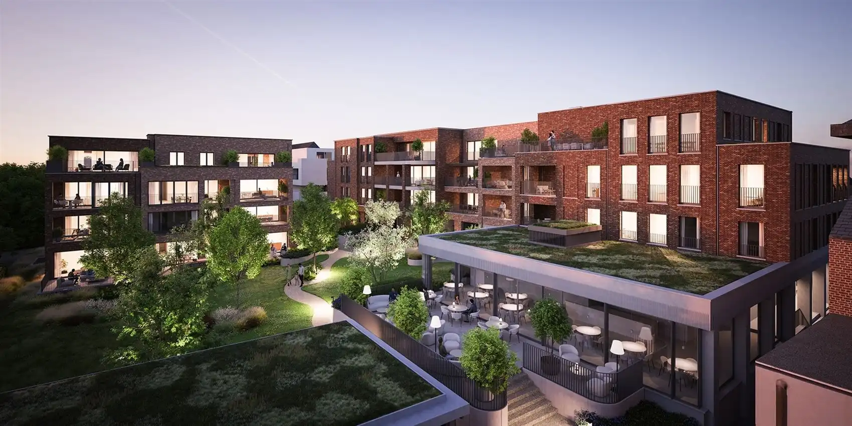 Riant 2 slk appartement 110m² met overdekt terras foto 28