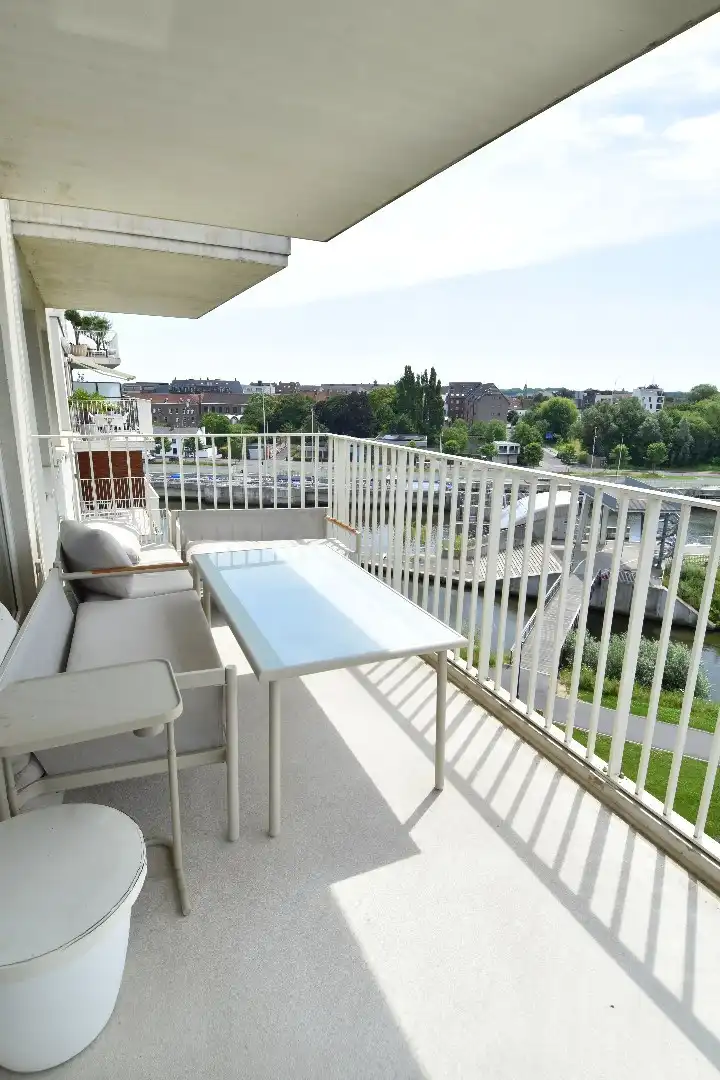 Prachtig 2-slaapkamerappartement (BJ 2021) met zicht op de Leie te koop in Harelbeke foto 13