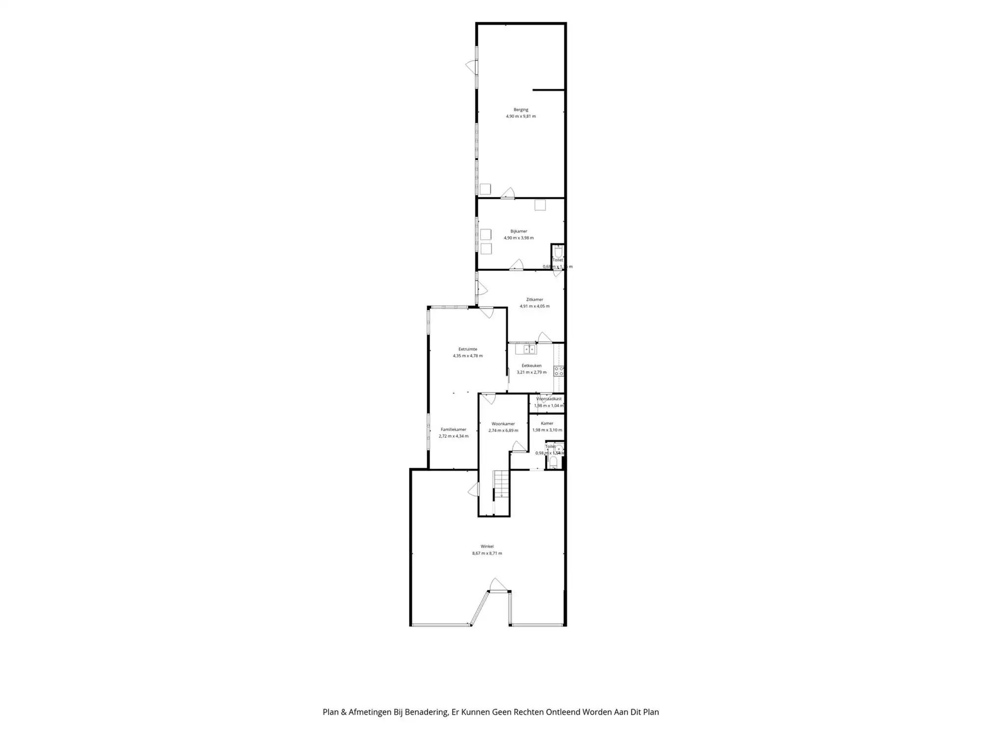 Te renoveren woning met commerciële ruimte in Schriek foto 15