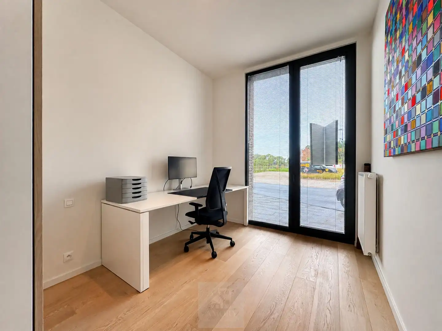 Recent gelijkvloers 2-slaapkamerappartement met tuin aan de Leieboorden foto 12