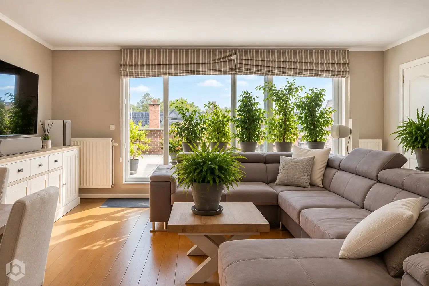 Instapklaar appartement met 2 slpkrs, riant terras en garage foto 5