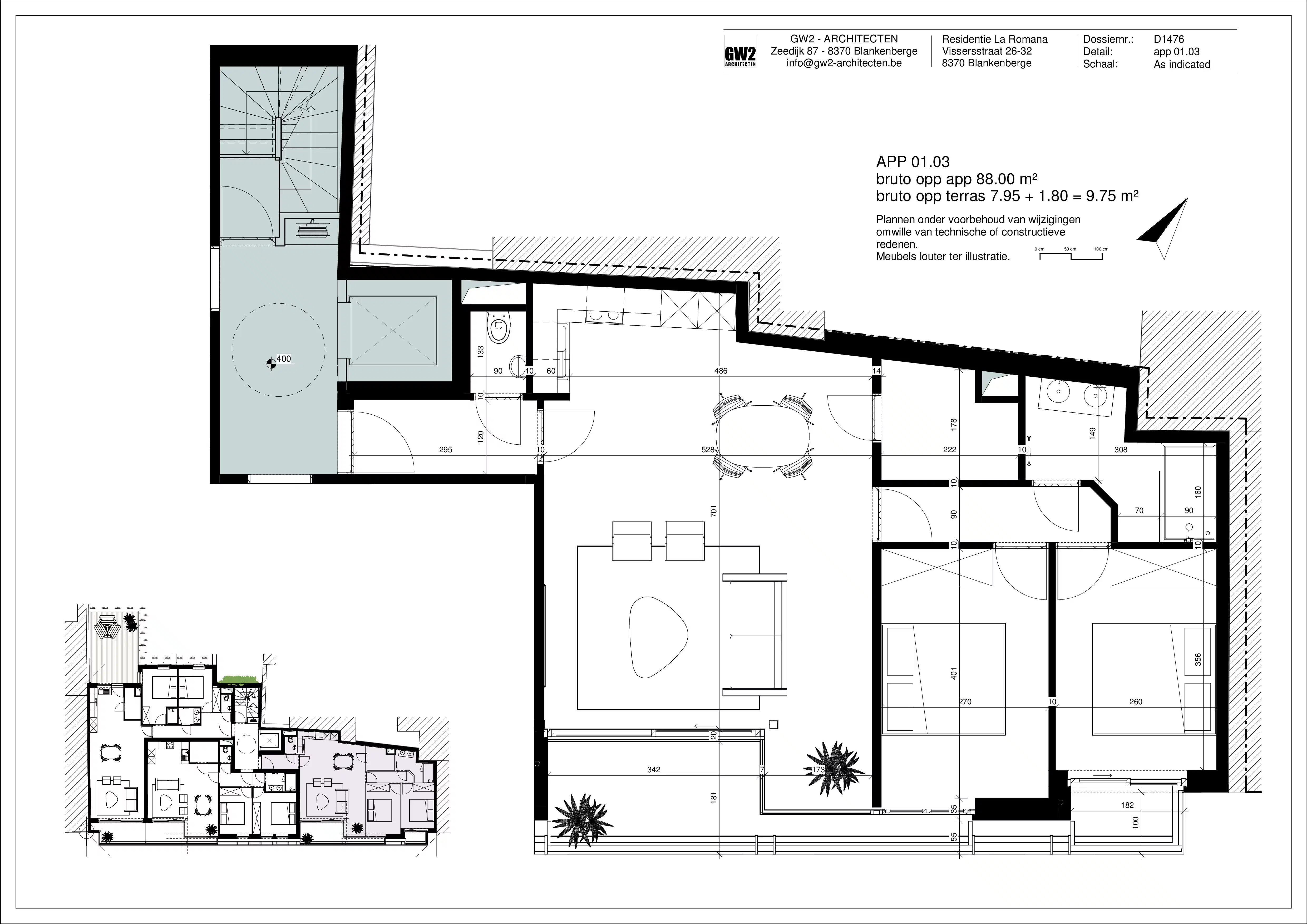 Appartement te koop Vissersstraat 26/01.03 - 8370 Blankenberge