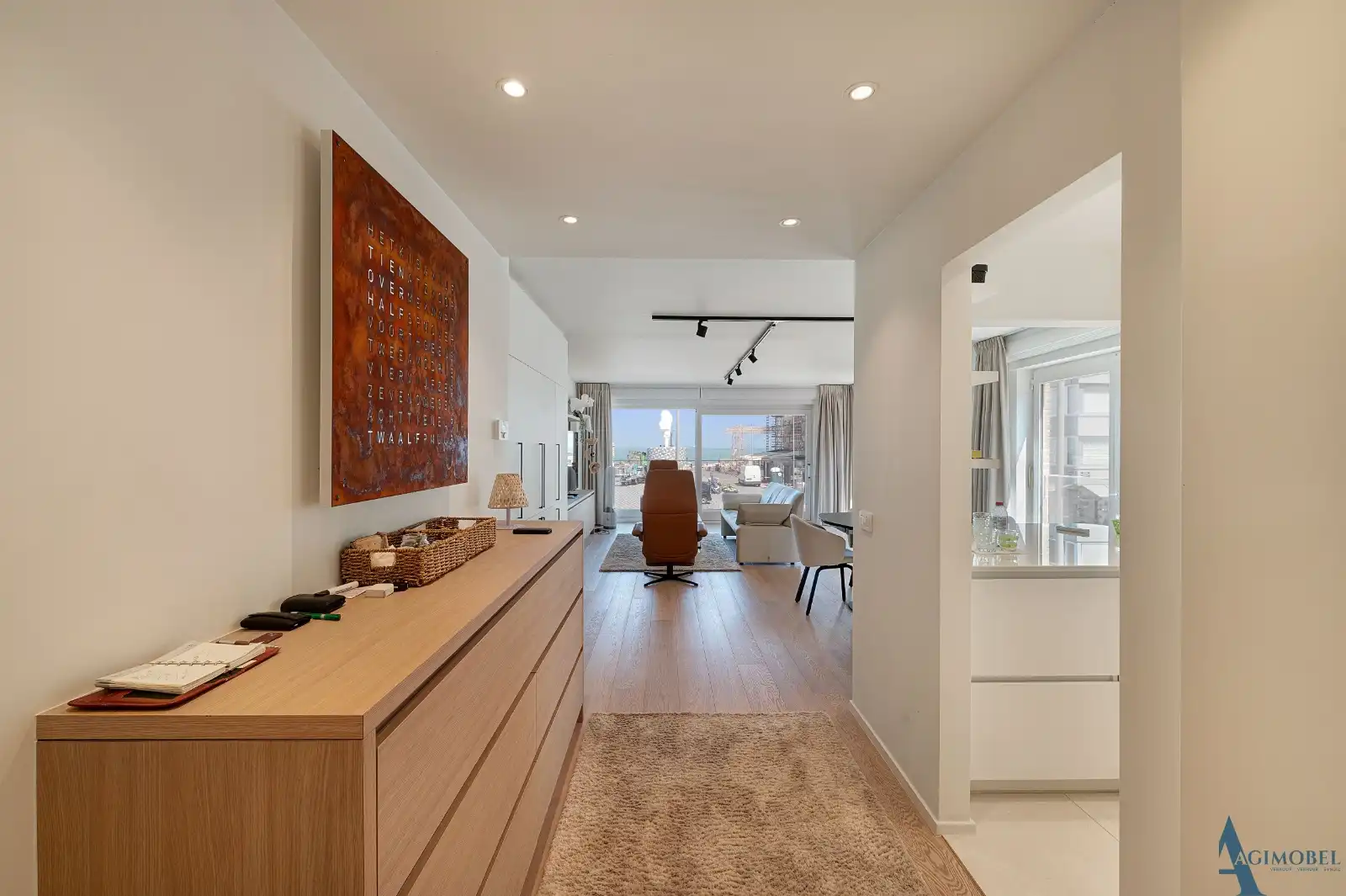Exclusief  hoek appartement met frontaal zeezicht aan het Rubensplein. foto 10