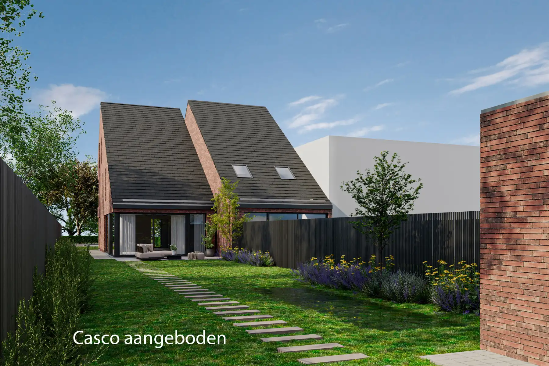 Ruime casco nieuwbouwwoning met 4 slaapkamers, tuin + berging te koop in Wuustwezel. Moderne en energiezuinige woning met vrije afwerking. foto 2