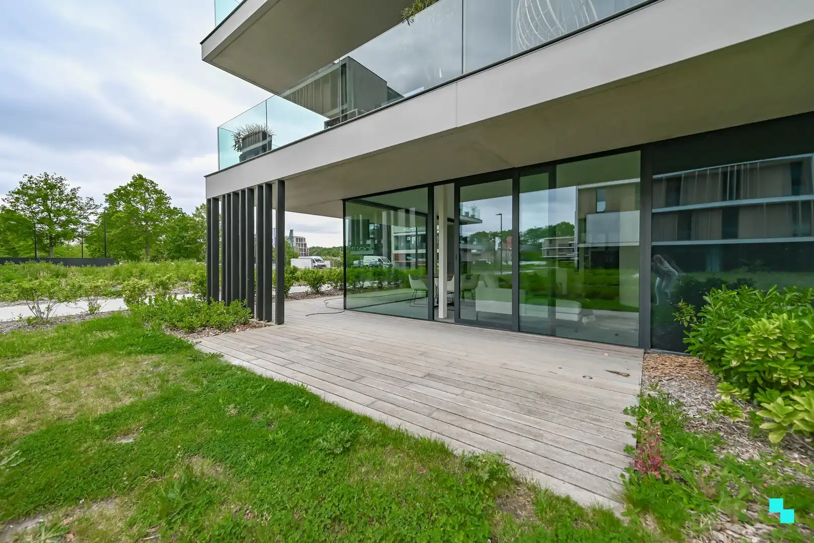 Gelijkvloers hoekappartement met riant terras nabij kasteel Blauwhuis foto 10