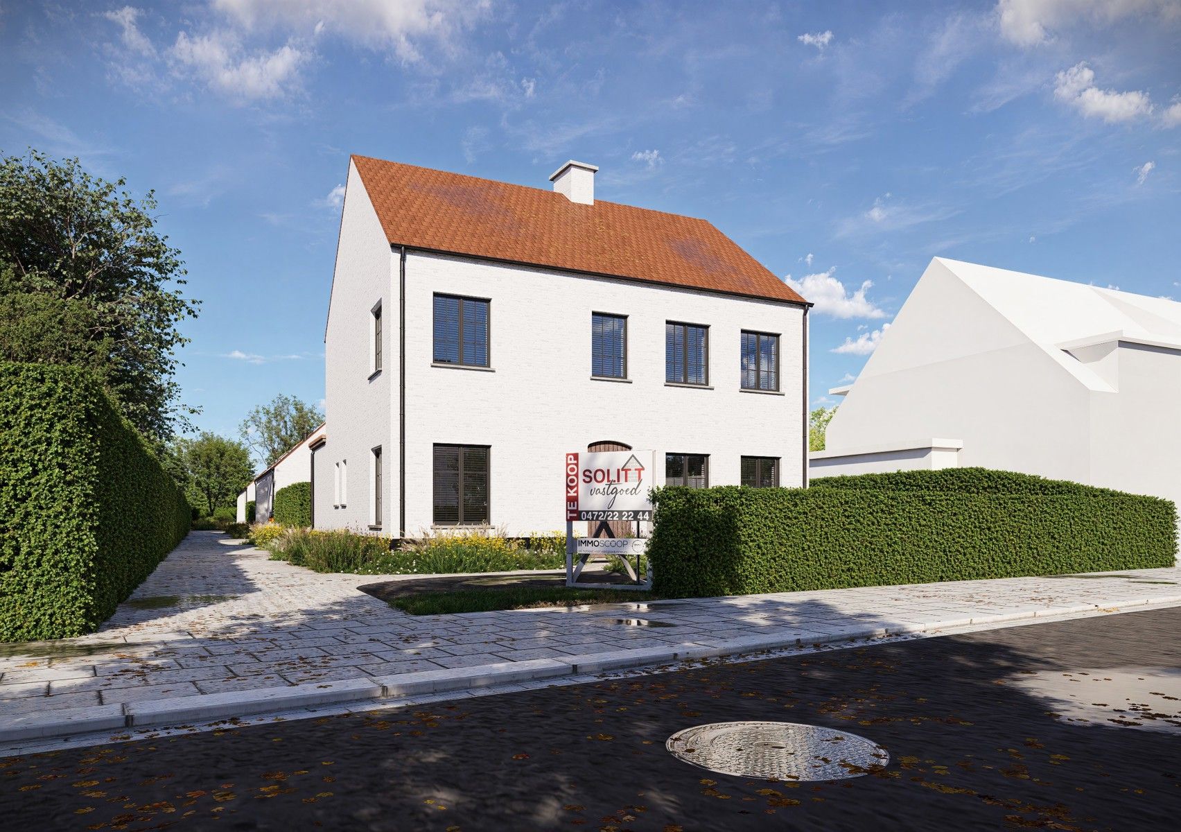 Nieuwbouw OB met 3slpk, bureau, 2bdk, terras en tuin foto {{pictureIndex}}