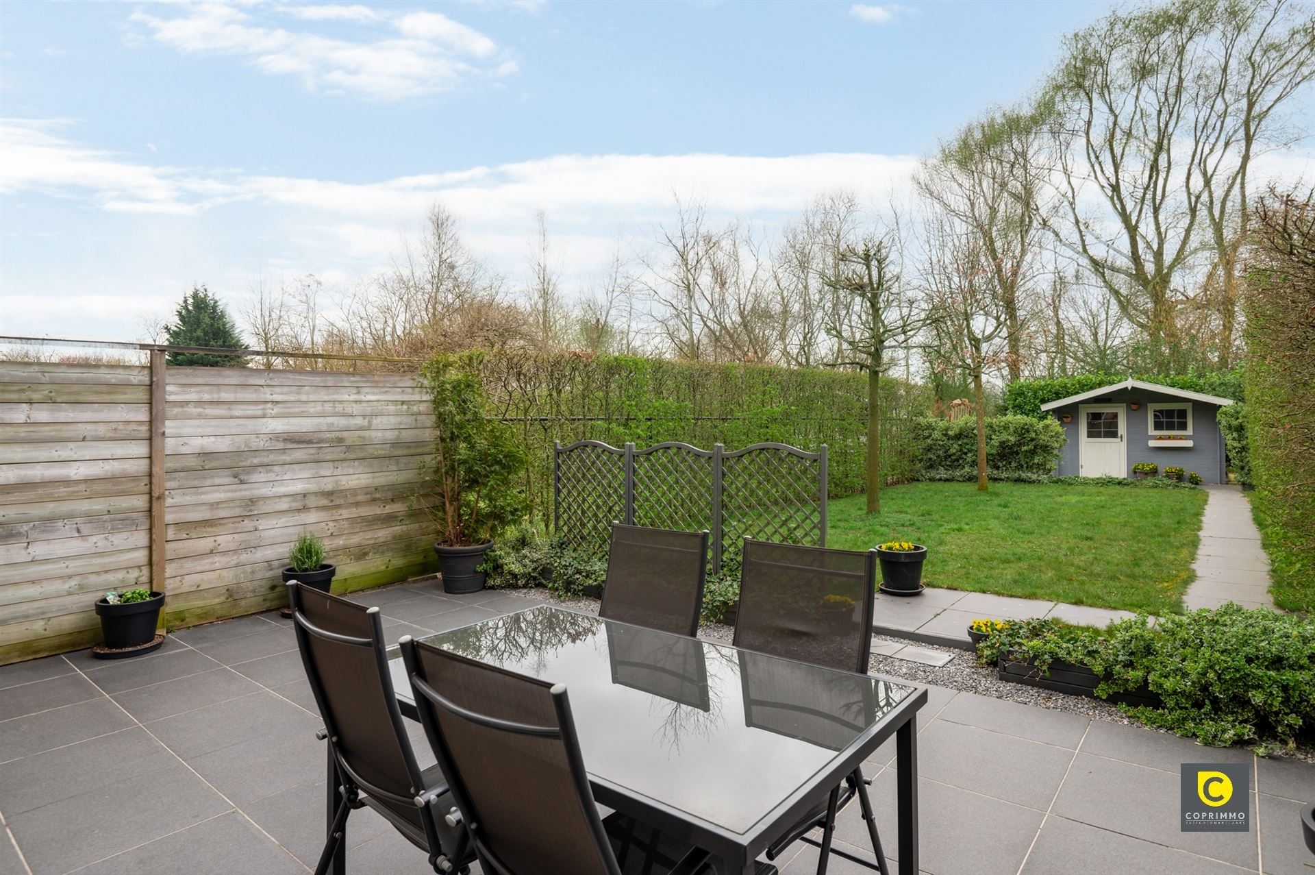 Duplex gelijkvloers app met 4 slpks, 2 bdks en tuin foto 12