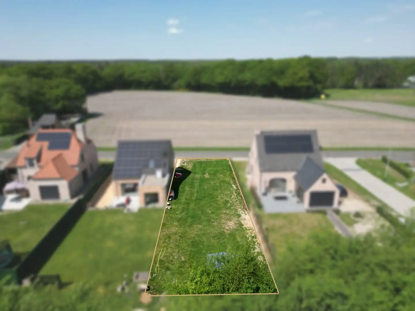 Bouwgrond van 4a 73ca op een uitstekende locatie te Niel-bij-As foto 2