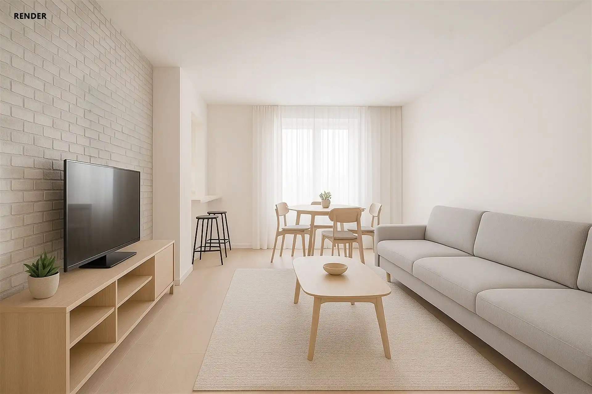 Hoofdfoto van de publicatie: 1-slpk app met ZW- gericht terras in Sint-Katelijne-Waver.