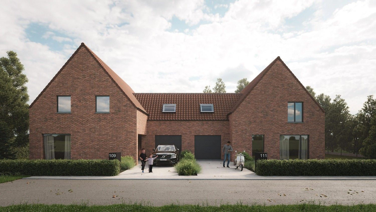 Lot bouwgrond (2356m²) met landelijk verzicht!!! 6% BTW! foto {{pictureIndex}}