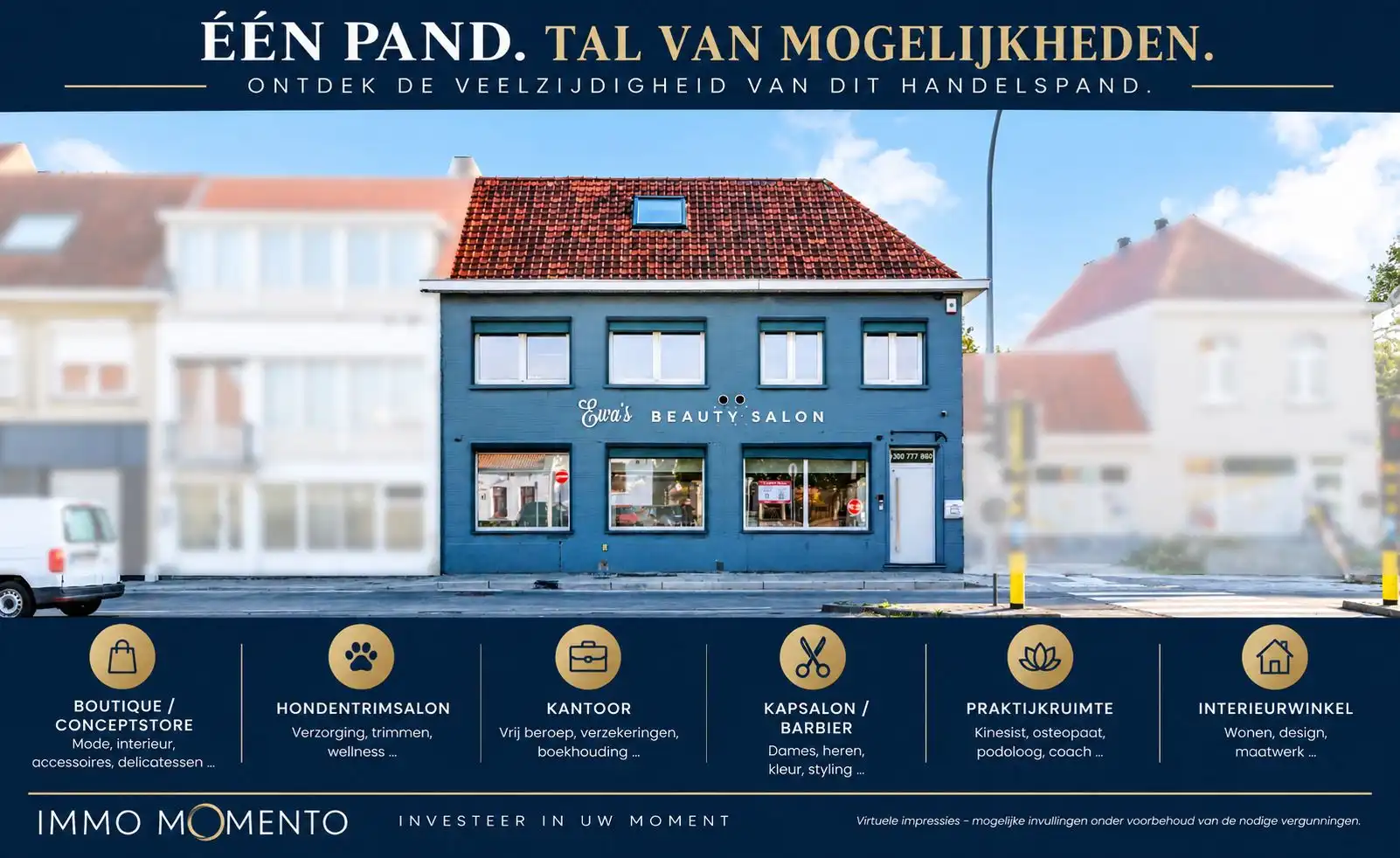 HANDELSHUIS MET WOONST TE BRUGGE ! foto {{pictureIndex}}