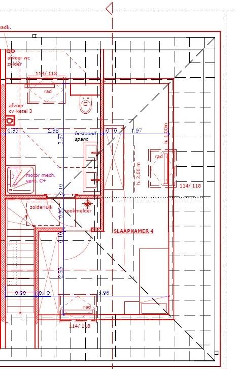 Vernieuwbouw met garage en tuin met open landelijk zicht.  foto 17