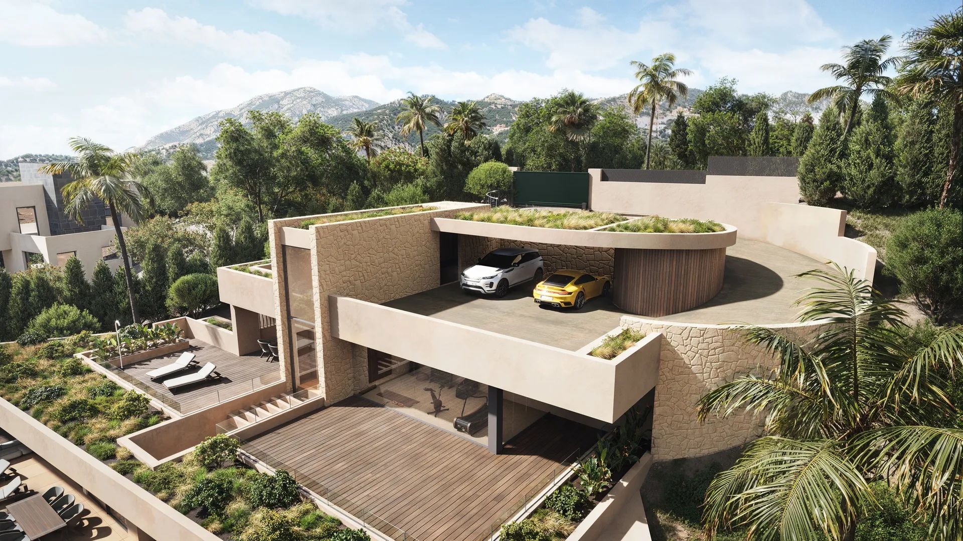 Wonen boven de wolken: exclusieve designvilla met zeezicht in de heuvels van Montemayor foto 4