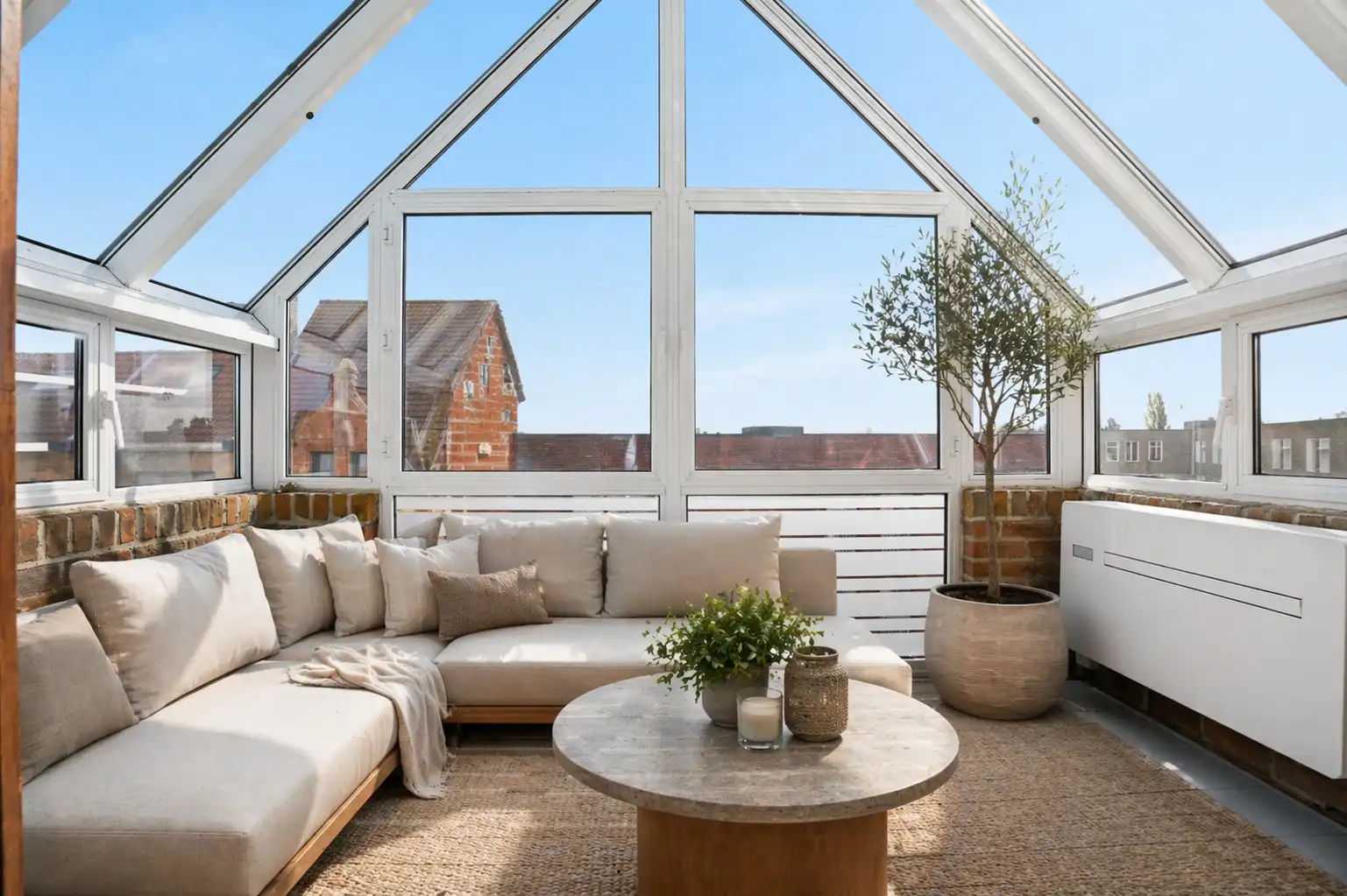 Gezellig appartement (67 m²) met overdekt terras + grote zolder nabij de Markt. foto 6