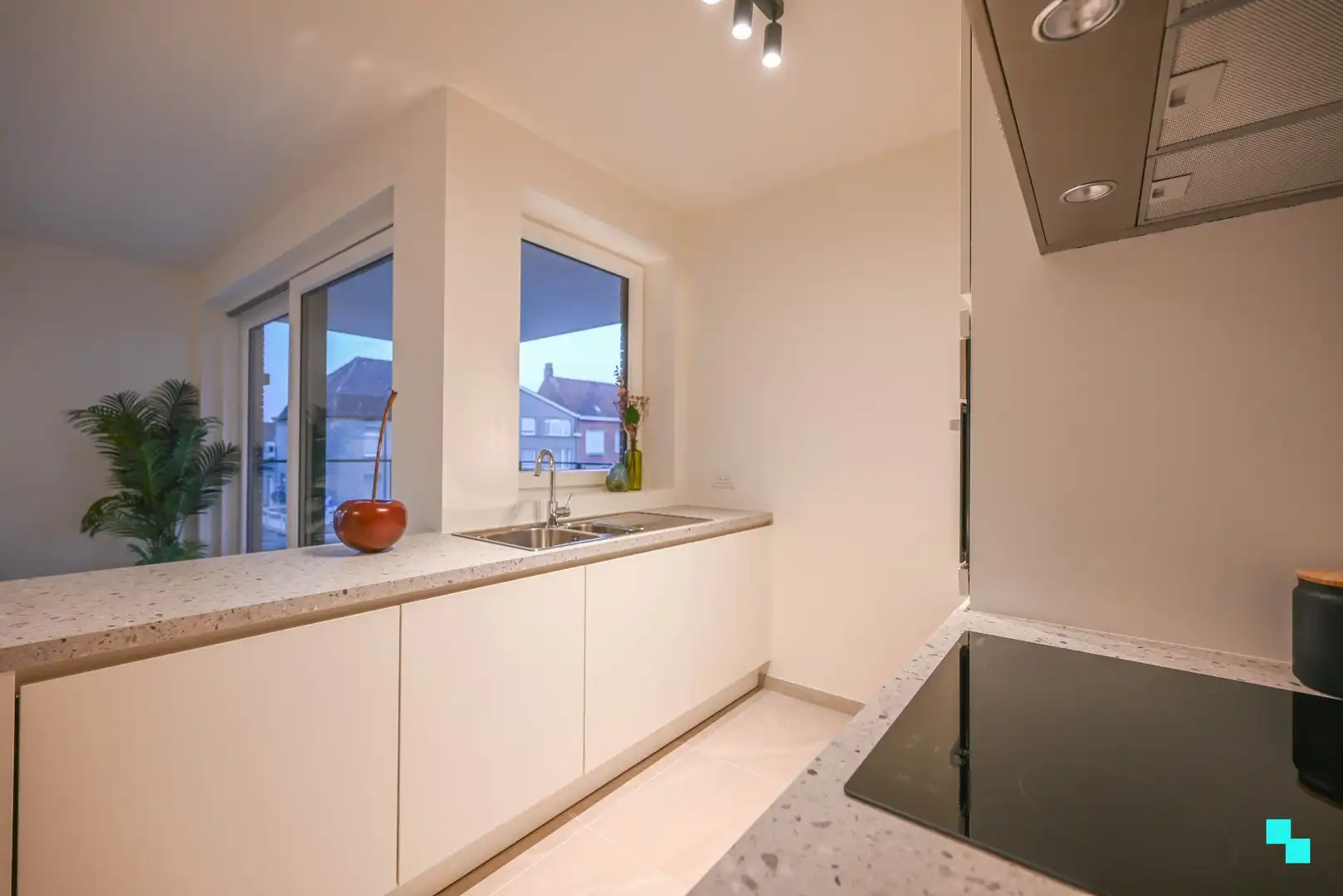 hoekappartement met aangenaam terras foto 16