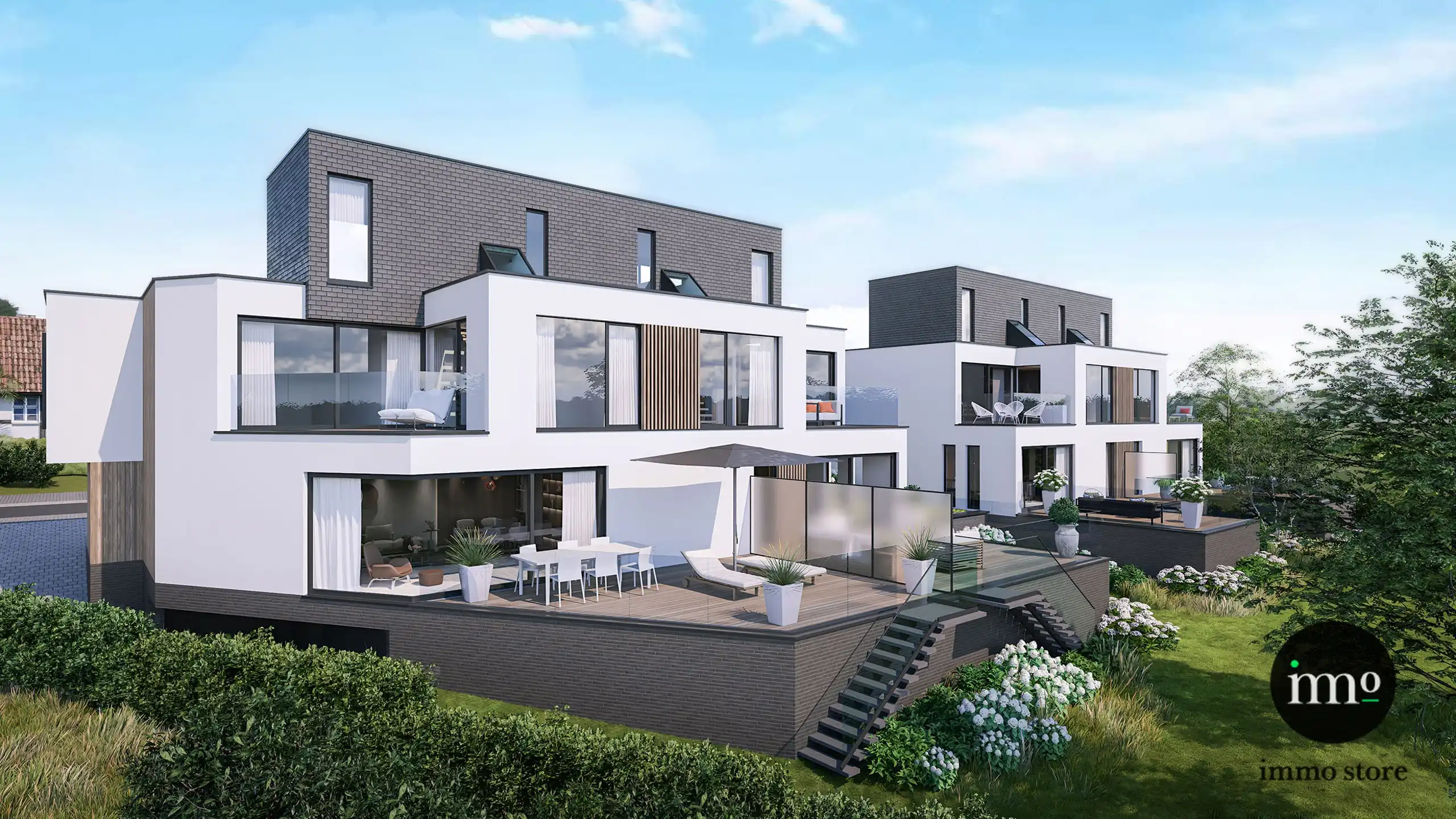 Zeer lichtrijke BEN-appartement, met grote terrassen en 2 kamers ! foto 8