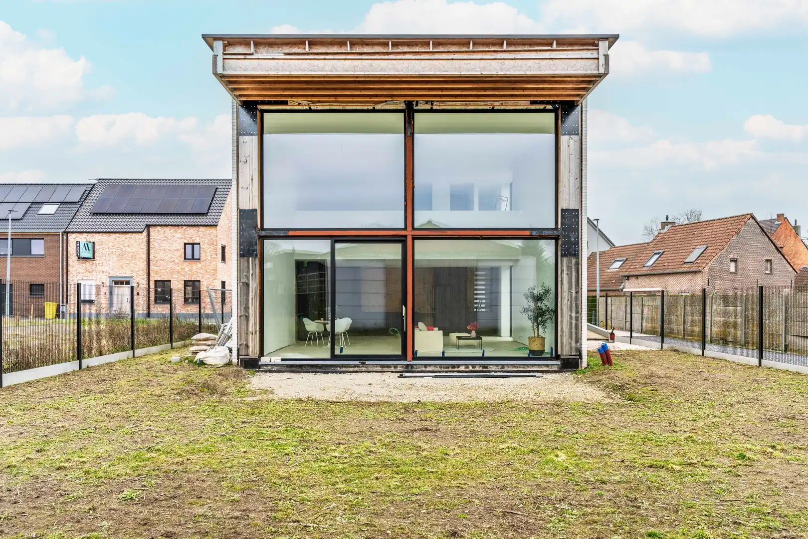 Moderne open bebouwing in oprichting met magazijn te Branst (Bornem) foto 26