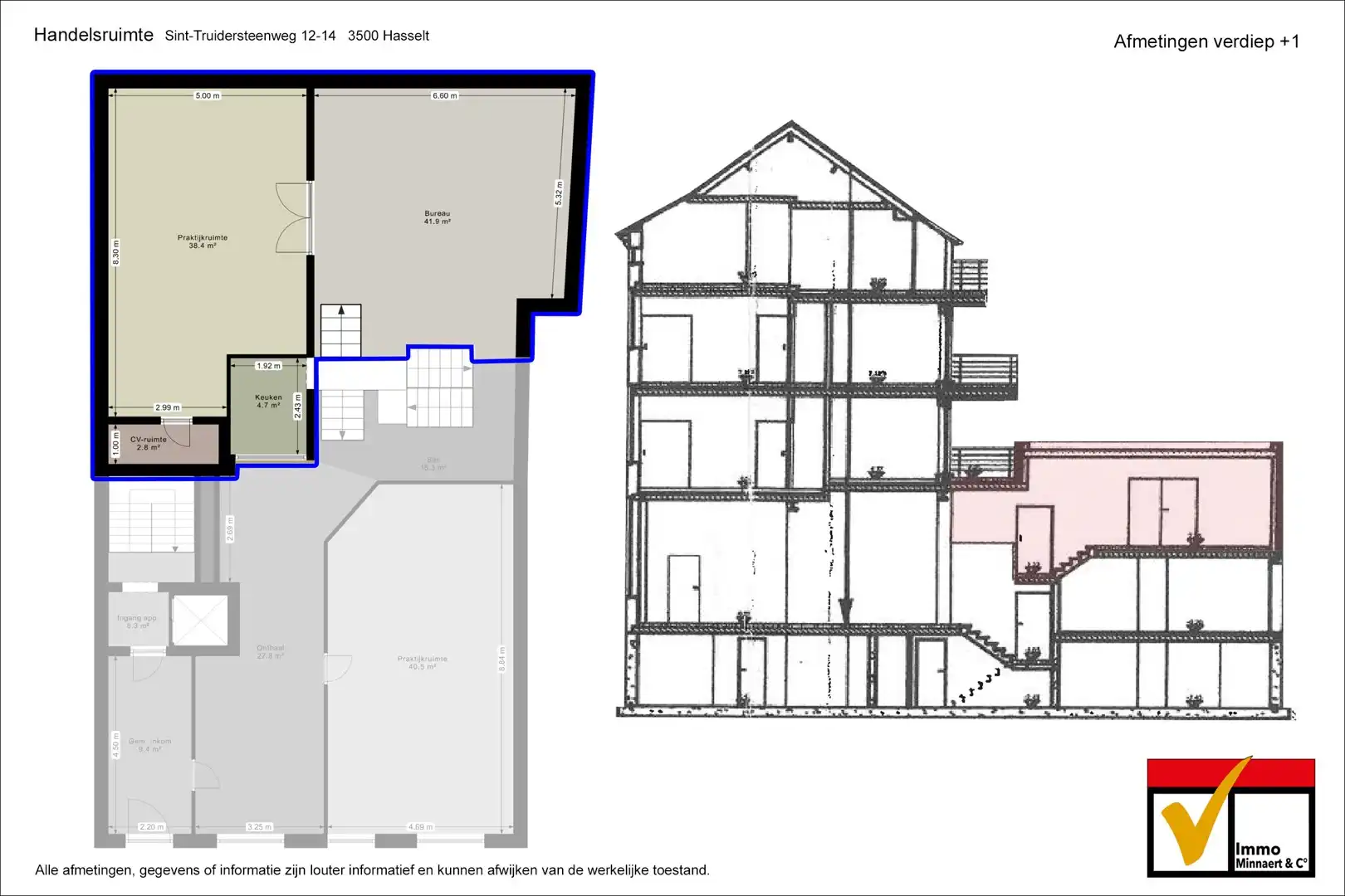 Sint-Truidersteenweg 14 , 3500 Hasselt. Praktijk, kantoorruimte aan de rand van de Groene Boulevard Hasselt foto 11