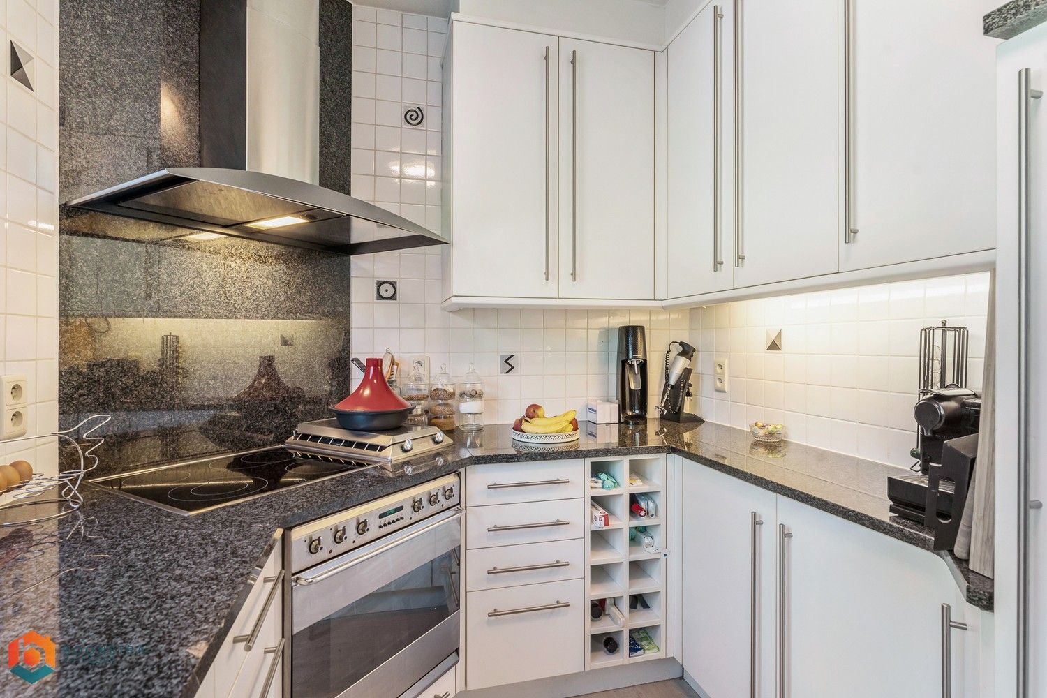 Duplex app. met 3 slpkrs en garage in het centrum foto 7