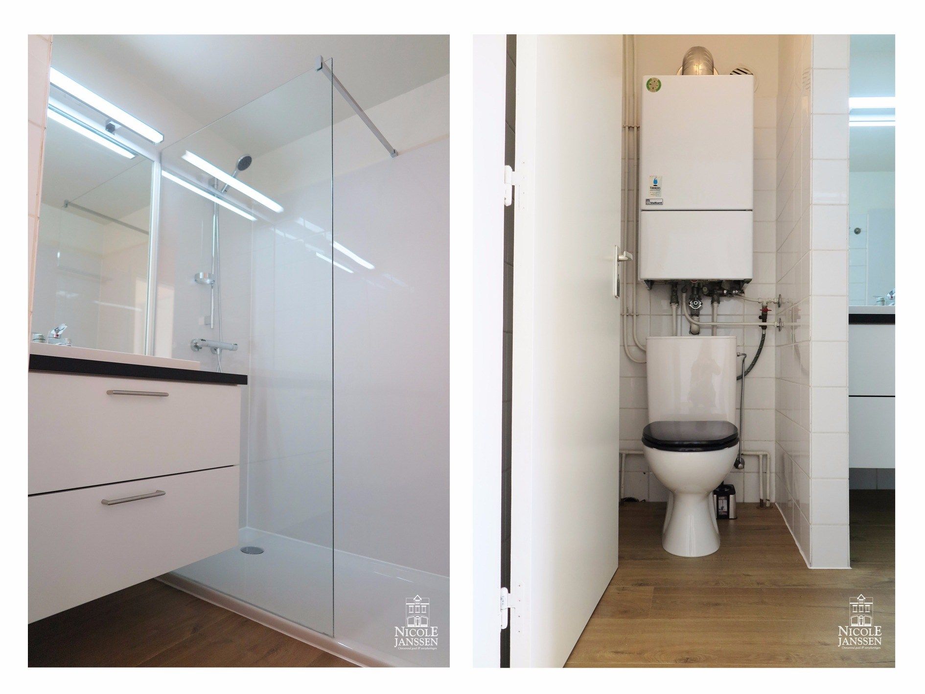 Duplex-appartement met 1 à 2 slaapkamers, terras, autostandplaats en lift in het centrum van Maaseik foto 9