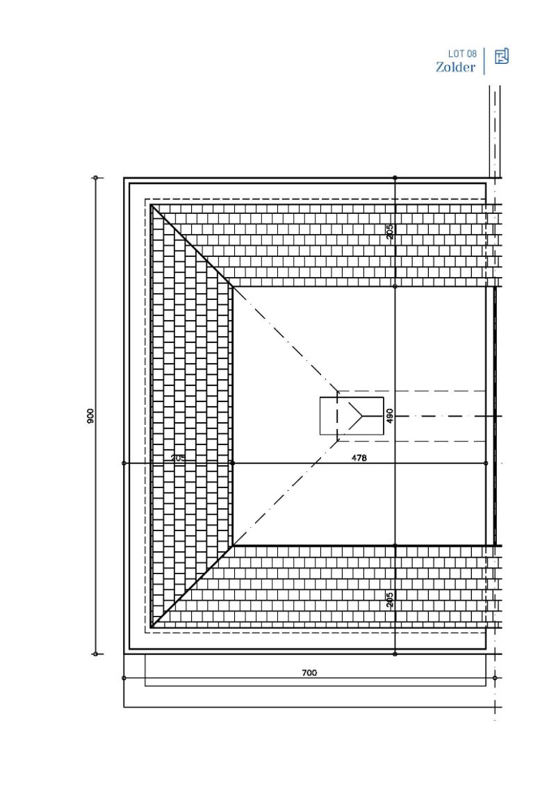 Gits (Hooglede), Middenstr-Tillostr-V.Maerlantstr - Fase 1: Lot 08 foto 6