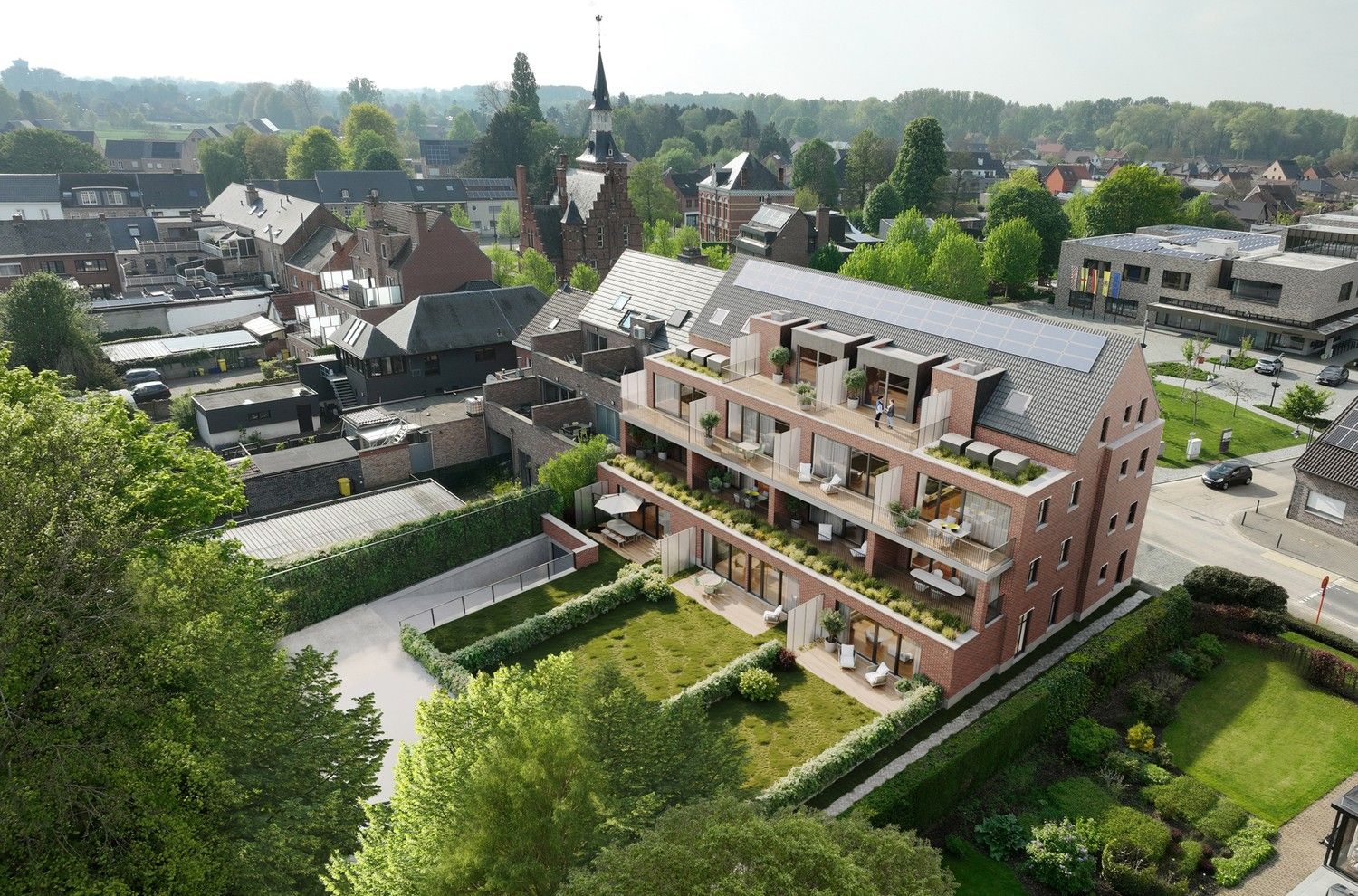 Investeringsapp. met terras en groen dak foto 9