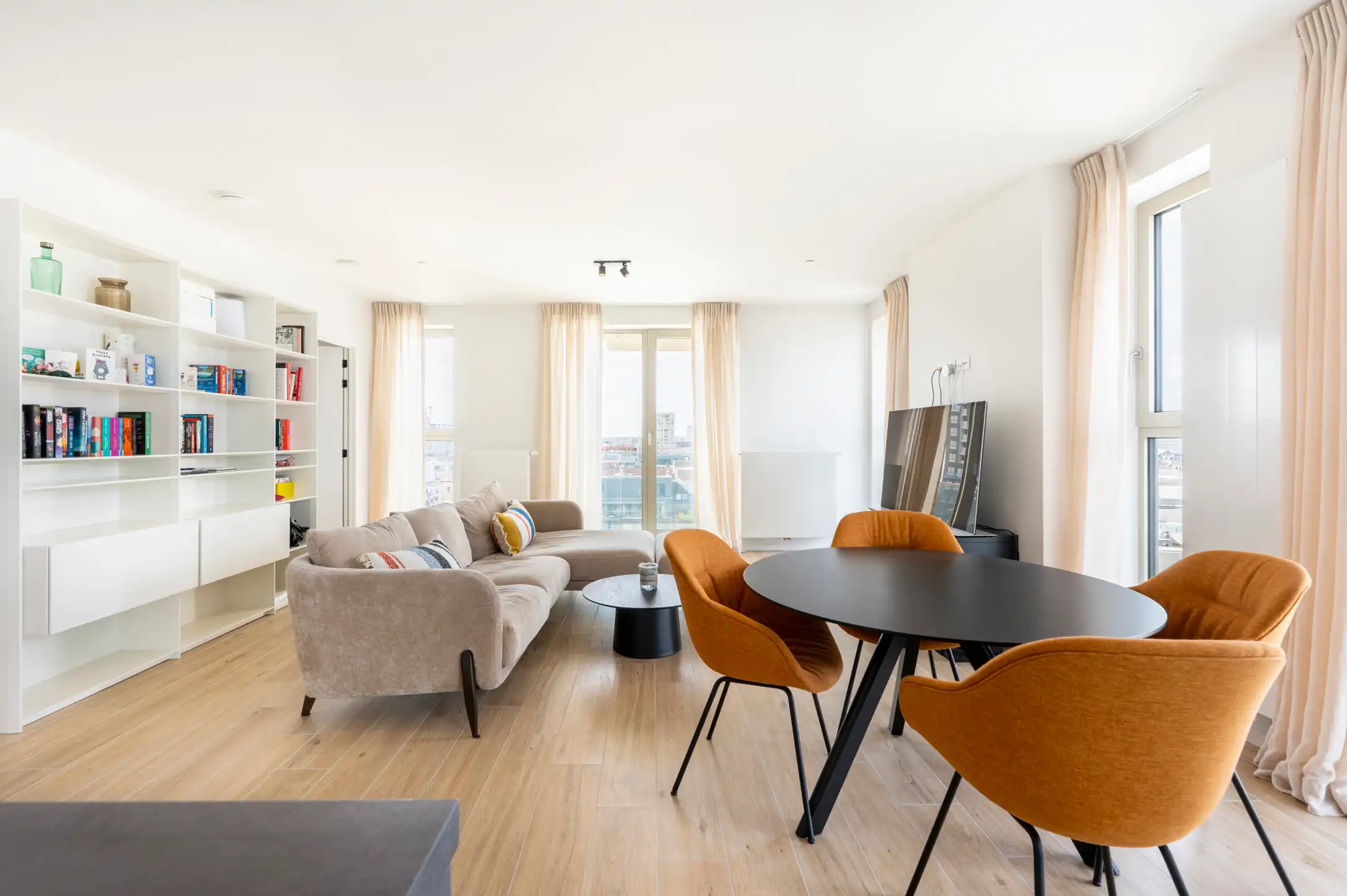 ANTWERPEN - panoramisch zicht op de jachthaven met 3 kamers foto 6