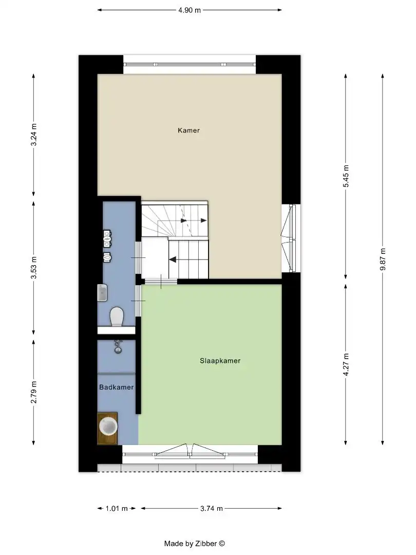 Instapklare woning met zeer goede afwerking, 3 slaapkamers, 3 badkamers, tuin, terras en autostaanplaats in het centrum van Tienen – EPC 27 kWh/m² - bewoonbare  foto 43