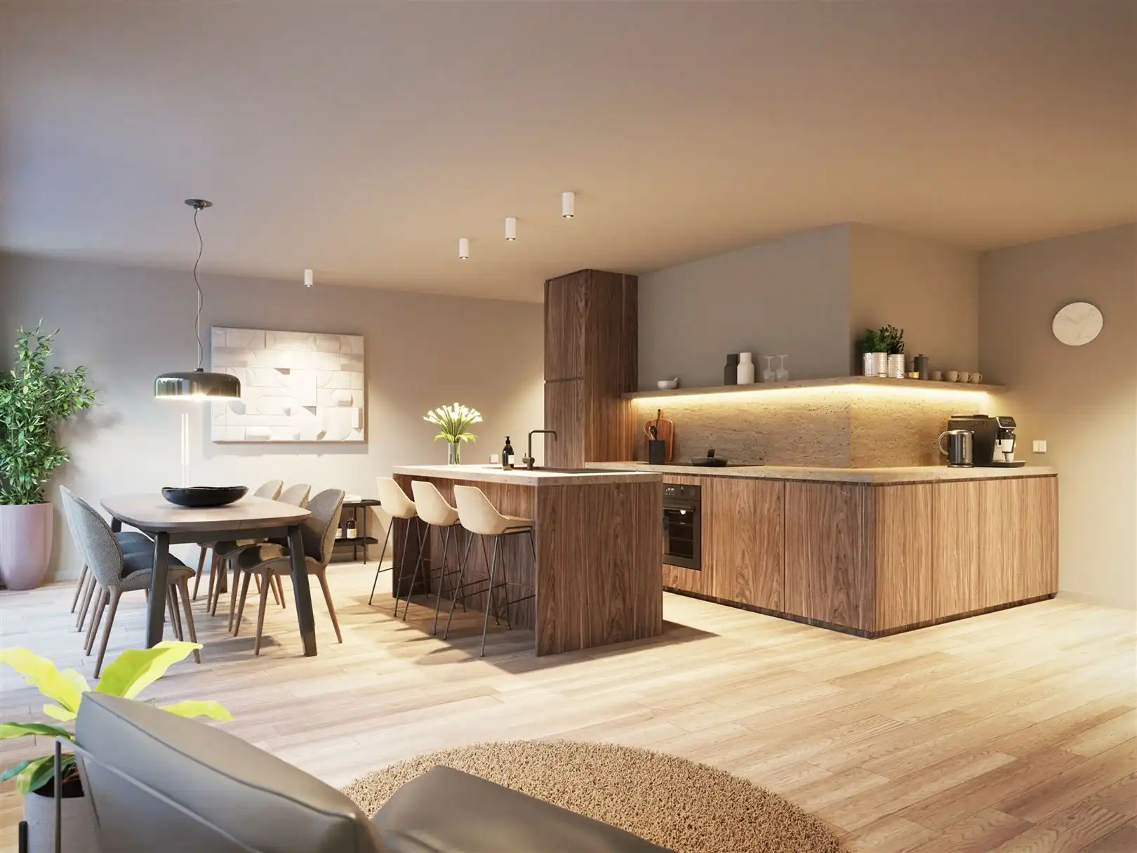 Nieuw te bouwen halfopen bebouwing in het groene Ekeren foto 3